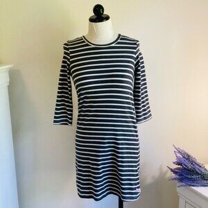 Lolly Wolly Doodle Striped 3/4 Sleeve Dress Size XS Comfortable & Casual